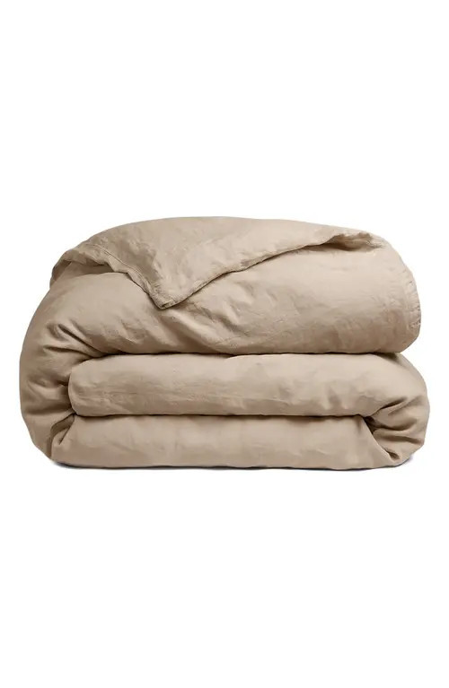 Parachute Linen Duvet Cover in Toast at Nordstrom, Size Full | Nordstrom