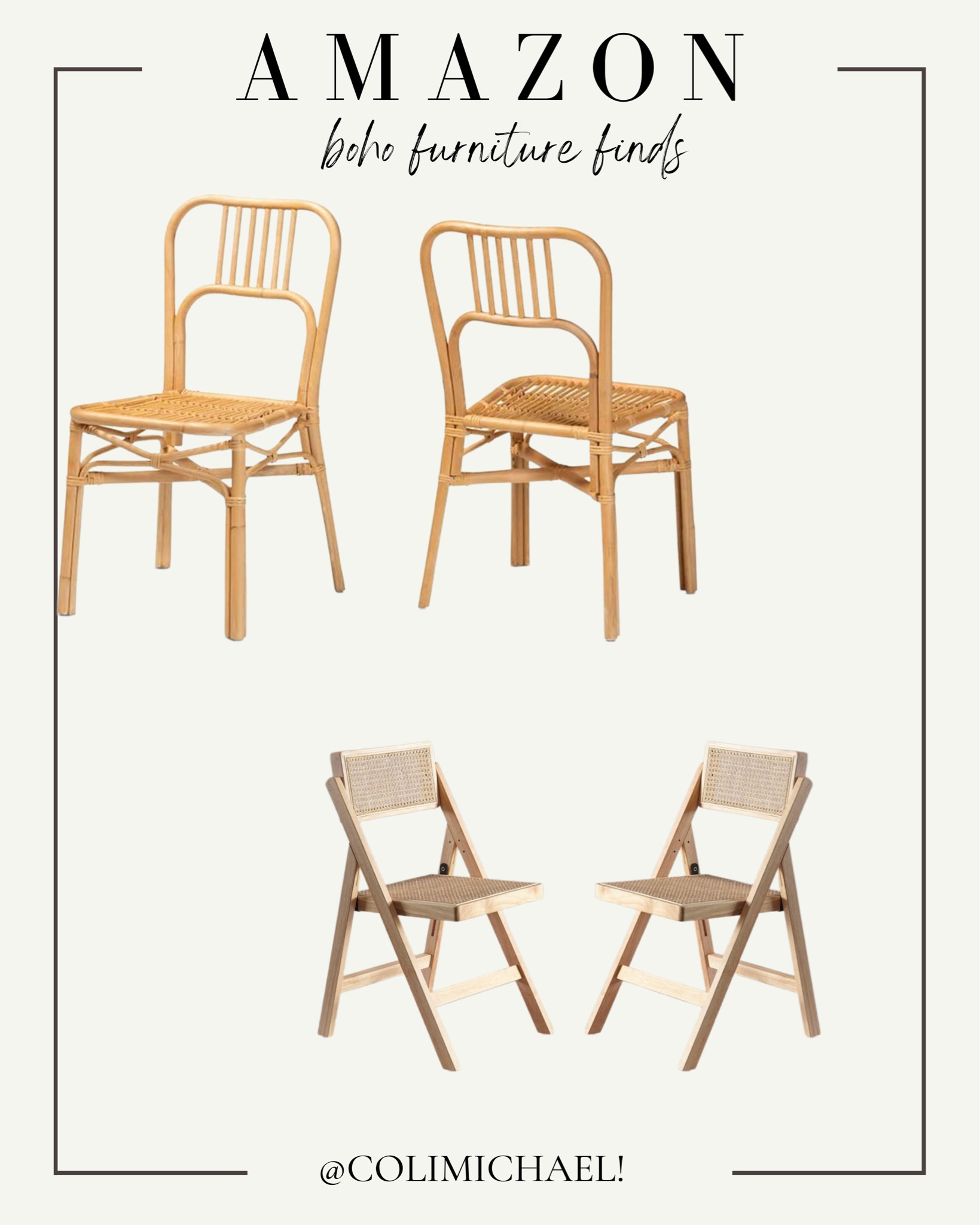 Boho furniture finds from #amazon 🪑 

#LTKhome