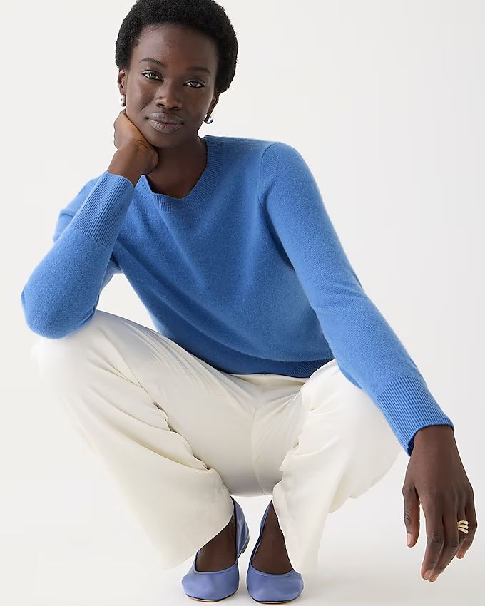 Cashmere classic-fit crewneck sweater | J.Crew US