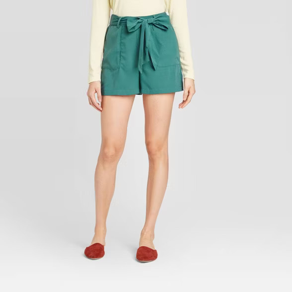 Women's Tie Waist Shorts - A New Day™ | Target