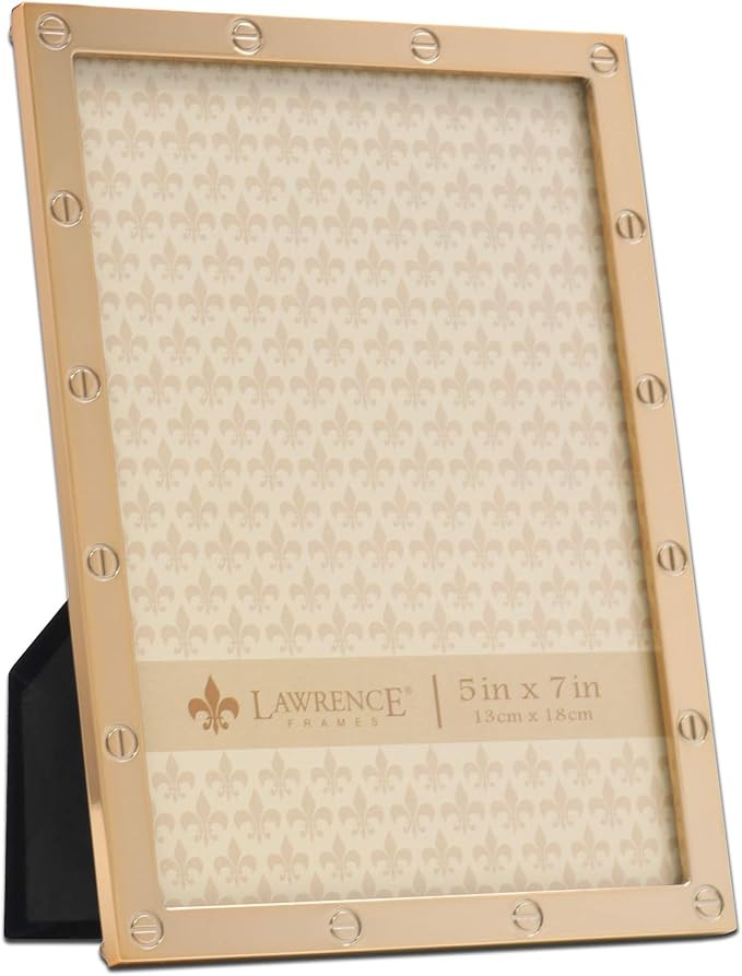 Lawrence Frames 713457 Lawrence Home Picture Frame, 5x7, Gold | Amazon (US)