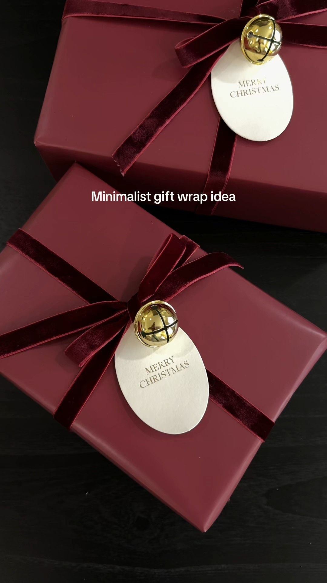 Monochromatic burgundy Christmas wrapping paper combo
these gift tags
are simple yet elegant too
••
Christmas wrapping, wrapping paper, red wrapping paper burgundy wrapping paper, monochrome presents, monochromatic presents, Christmas presents, Christmas paper, gift tags, gold tags, jingle bell, wrapping presents, gift wrapping, gift wrap, gift wrap ideas 
#wrappinggifts #christmaswrapping #wrappingpaper #gifttags #christmasgiftsideas

#LTKHoliday #LTKSeasonal #LTKGiftGuide