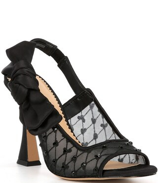 Coray Two Embellished Bow Detail Slingback Dress Sandals | Dillard's