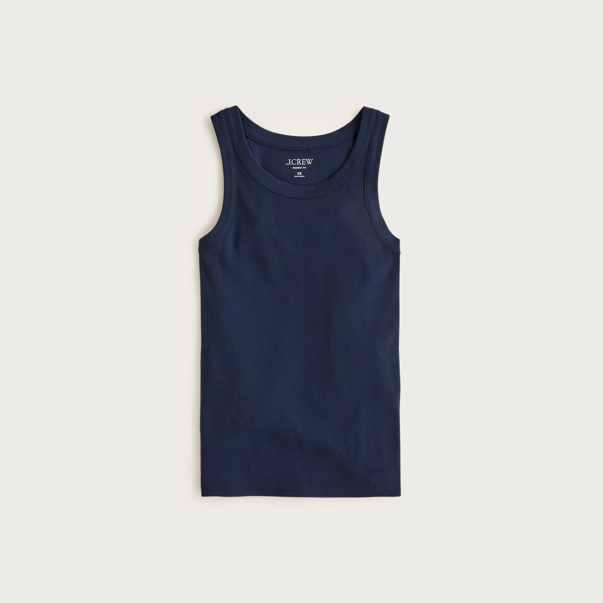 New perfect-fit high-neck tank top | J. Crew US