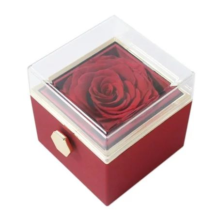 Eternal Rose Floral Necklace Box Valentine s Day Gift for Wedding A | Walmart (US)