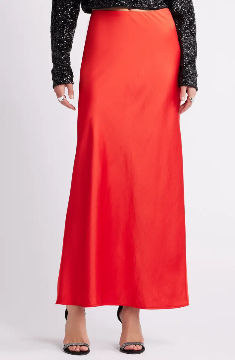 Bias Cut Maxi Skirt | Nordstrom