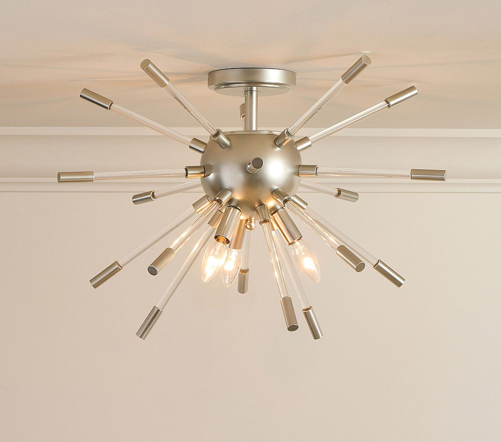 Acrylic Rod Flush Mount (15") | Pottery Barn Kids