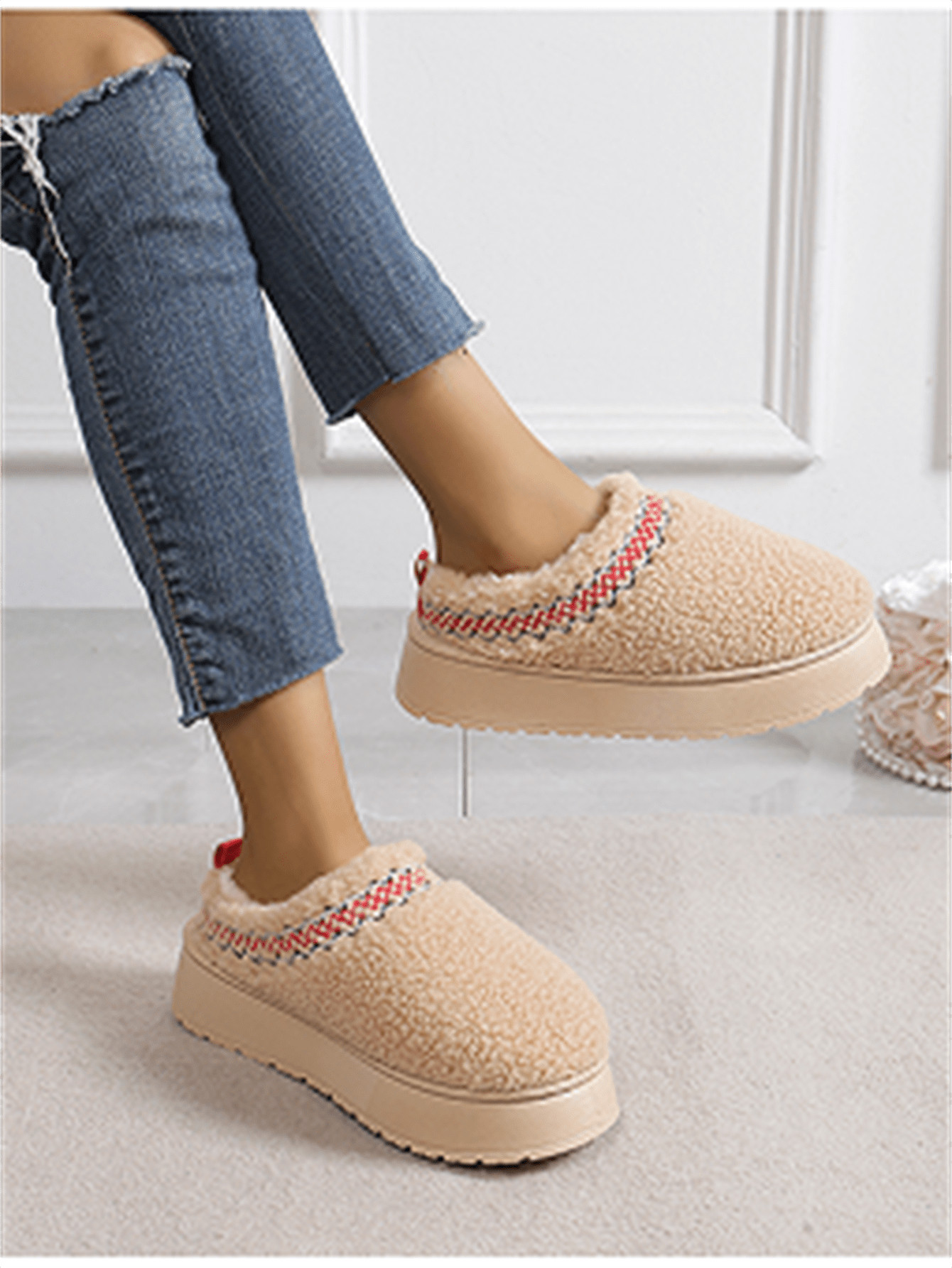 $18.20      
    $23.50
   
  -23%
       TrendsWomen's New Warm Thick Sole Half Covered Snow Boo... | SHEIN