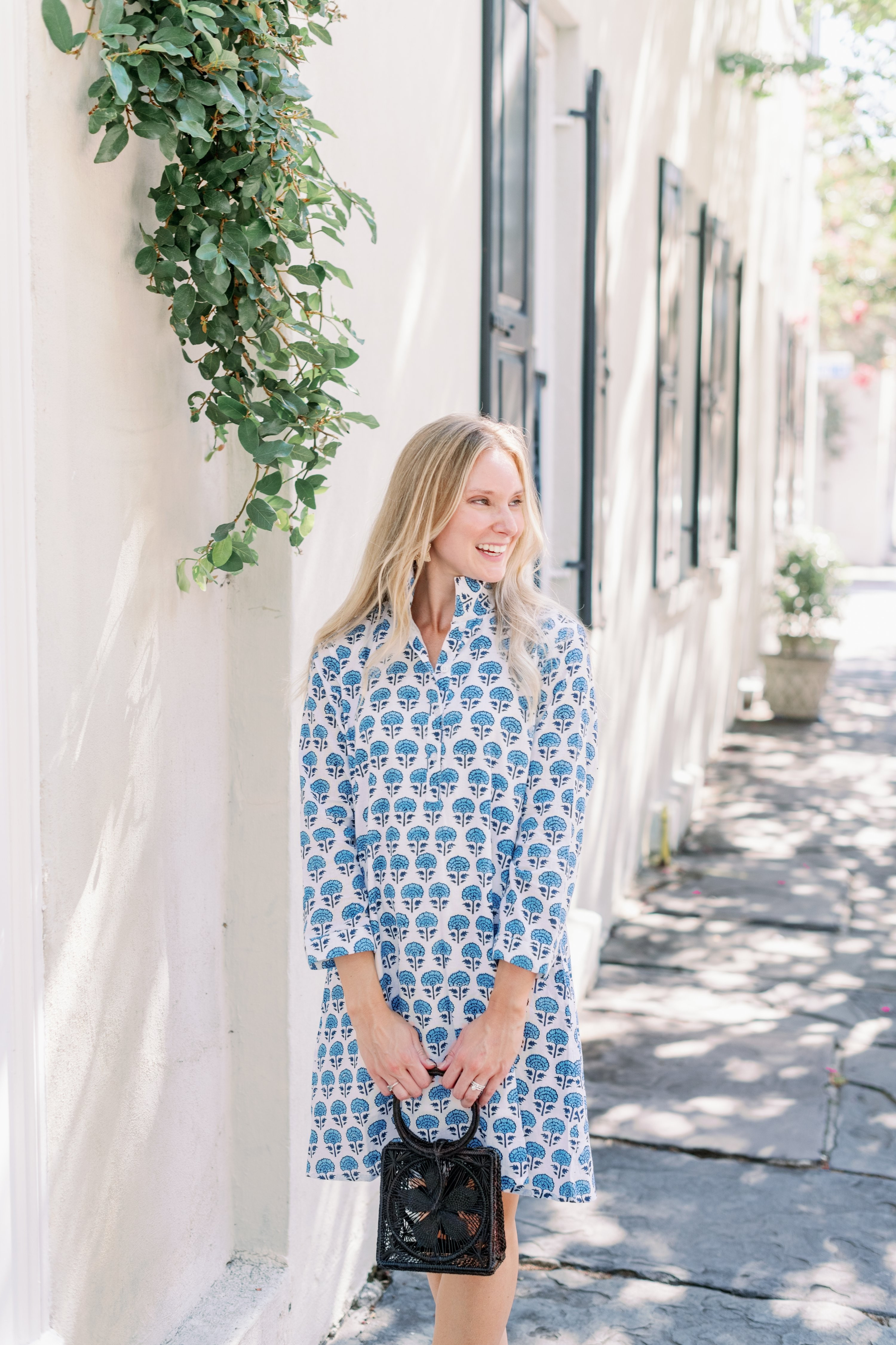 Sully's Mandarin Collar | Petit Bleu | Victoria Dunn 
