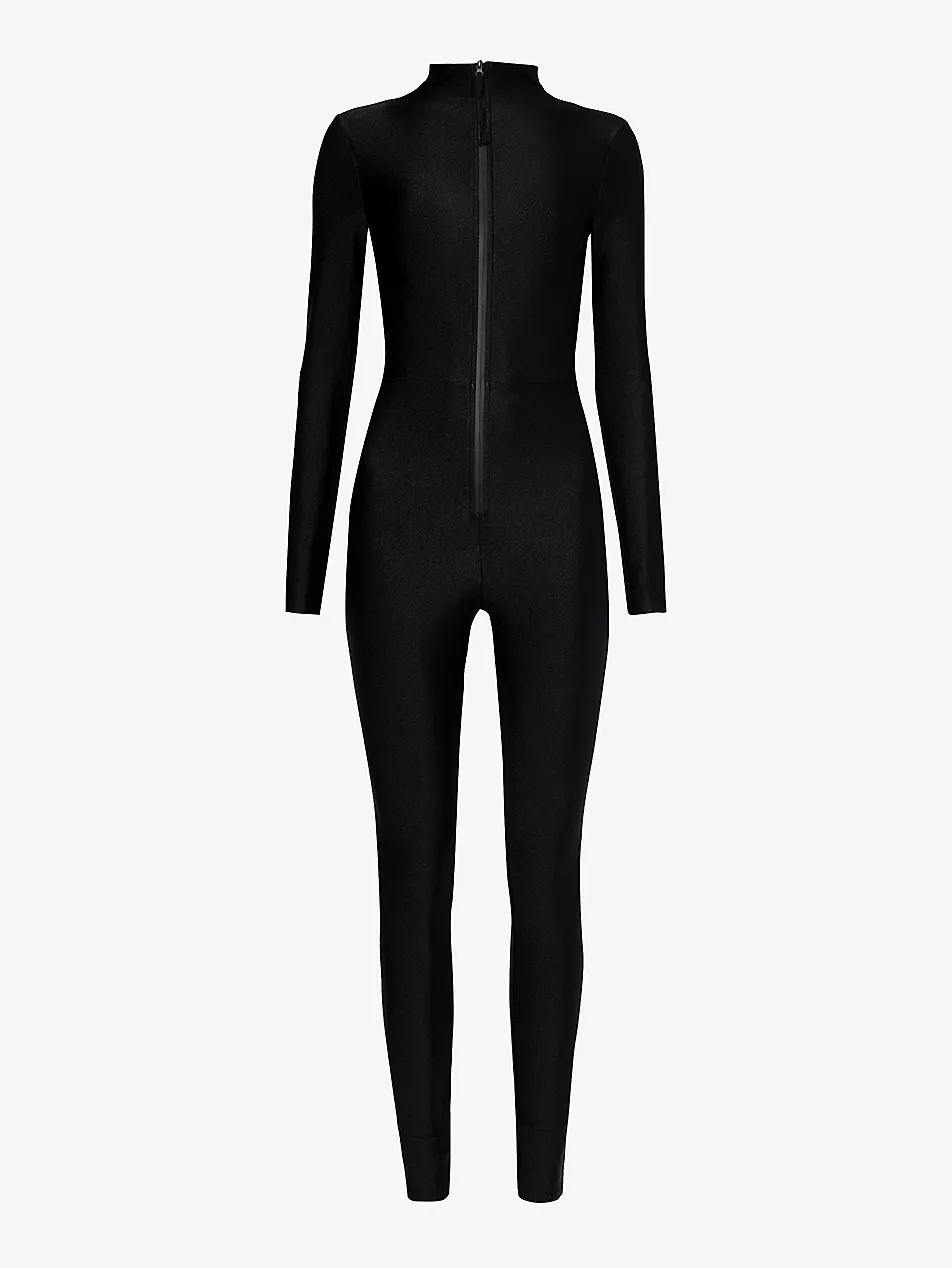 Scuba zipped stretch-woven jumpsuit | Selfridges