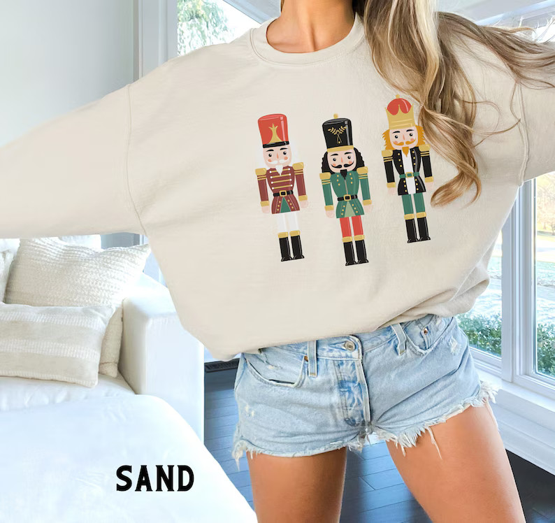 Nutcracker Christmas Sweatshirt Christmas Nutcracker Hoodie - Etsy | Etsy (US)