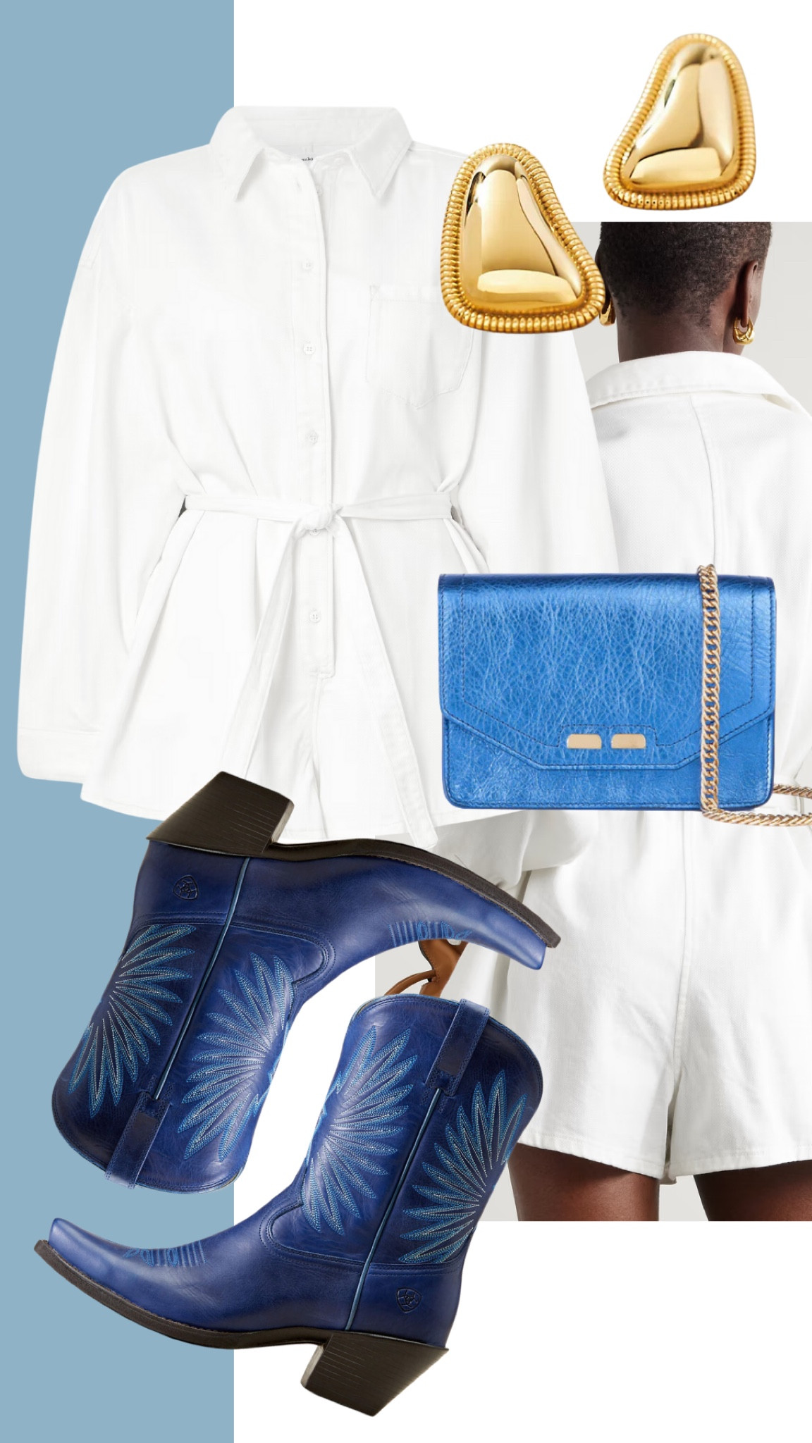 Blue and White Gameday Outfit! Auburn Game day!

#LTKFindsUnder100 #LTKSaleAlert #LTKParties