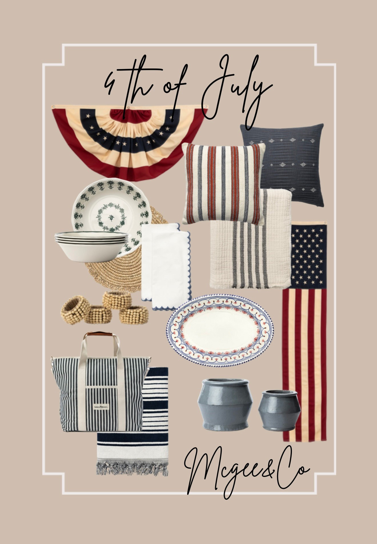 Fourth of July finds from Mcgee&Co

#LTKSeasonal #LTKSummerEdit #LTKFindsUnder100