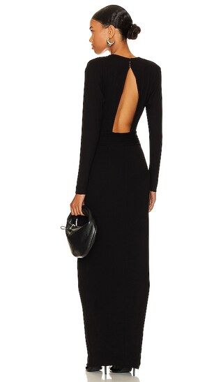 Tashi Maxi Dress in Black | Revolve Clothing (Global)