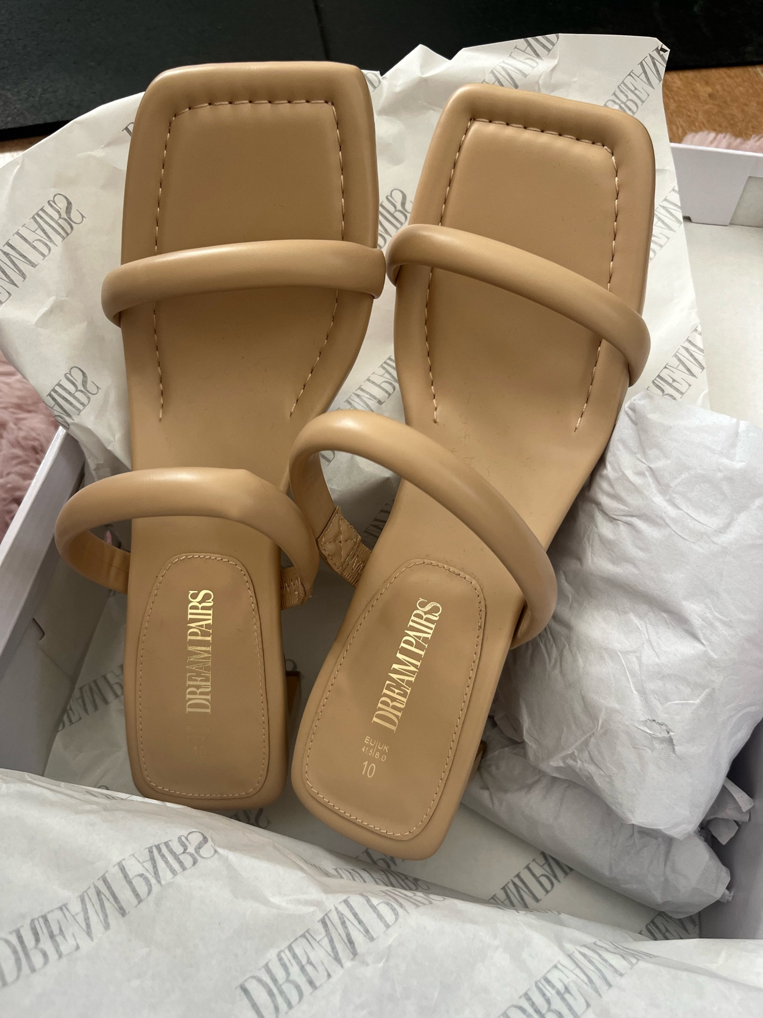 These Amazon shoes are perfect! Right on trend with the square toe, super padded and comfy, and a low square heel.
Under $50 and free returns! They fit true to size.
#weddingguest 

#LTKwedding #LTKfindsunder50 #LTKshoecrush