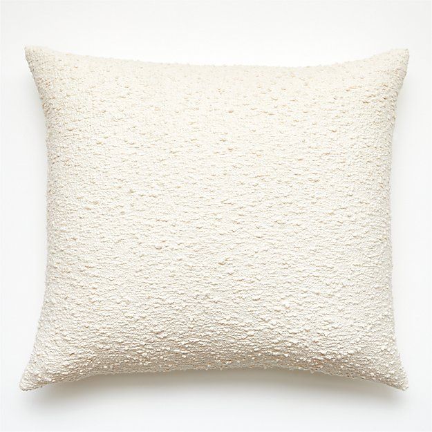 23" Boucle Ivory PillowCB2 Exclusive In stock and ready to ship. ZIP Code 80908Change Zip Code: ... | CB2
