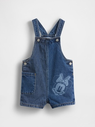 Gap × Disney Baby & Toddler Denim Shortalls | Gap (US)