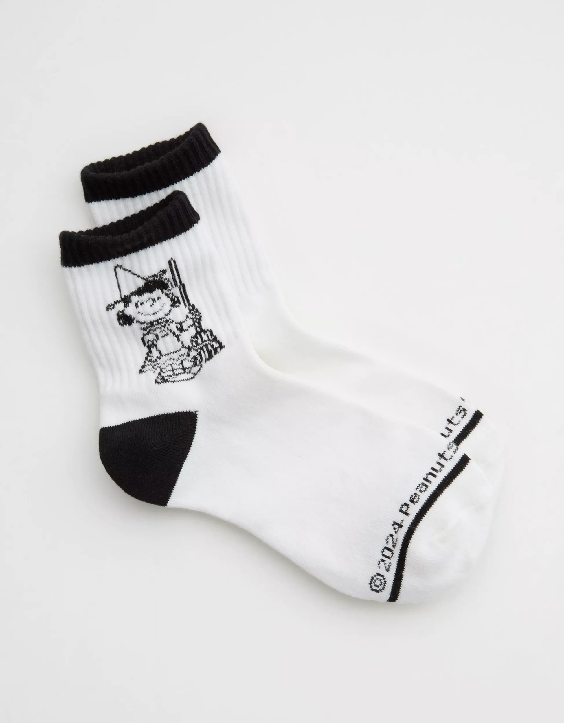 Aerie Halloween Ribbed Cotton Bobby Socks | Aerie