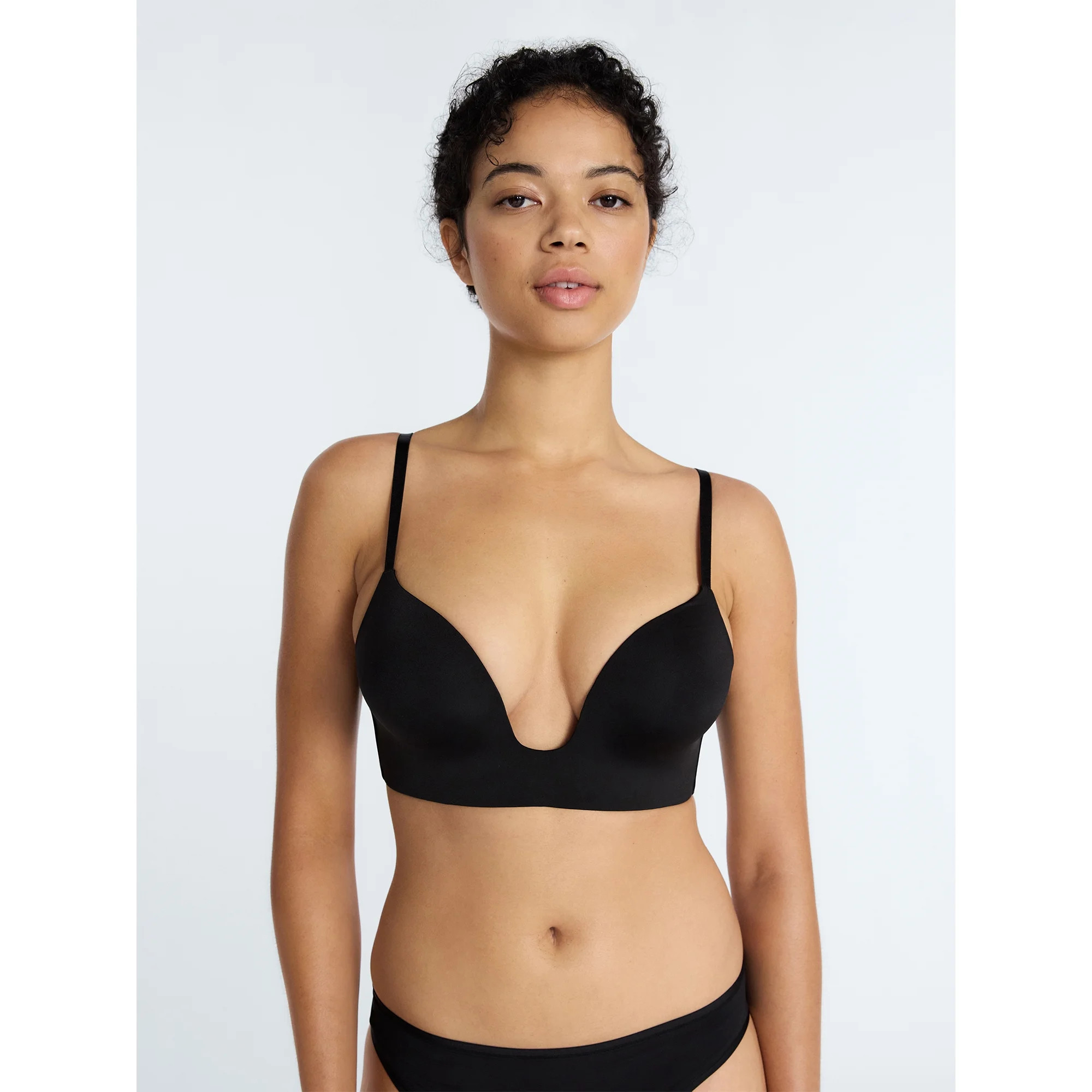 Joyspun Women's Modern Solutions Deep Plunge Bra, Sizes 34B-40DD | Walmart (US)
