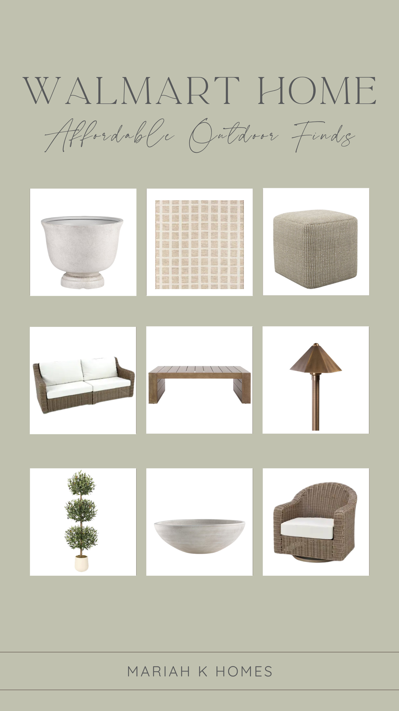 It’s not too late to create an outdoor space you LOVE! These Walmart outdoor finds are proof that you don’t need a huge budget to make your patio feel elevated. From comfortable seating to beautiful accents, these pieces are perfect for enjoying outdoor living now through early fall! #WalmartFinds #WalmartHome #OutdoorLiving #OutdoorFurniture #PatioInspiration #PatioDecor #OutdoorDecor #BackyardInspiration #HomeDecorFinds #mariahkoehle #mariahkhomes #socialagentcircle #expluxury #exprealty 

 #LTKHome #LTKSaleAlert