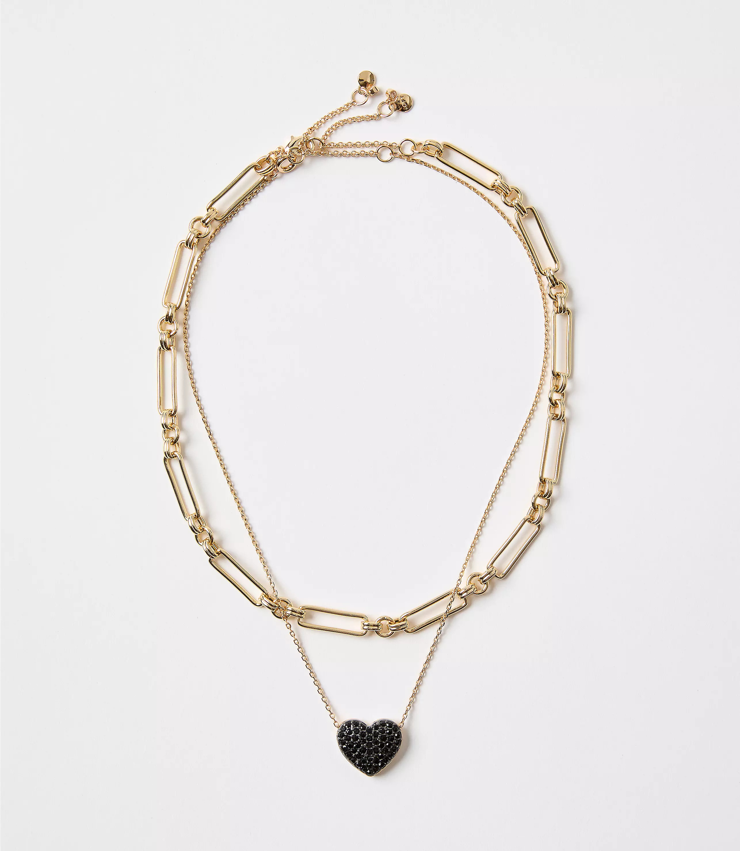Heart Layered Necklace Set | LOFT