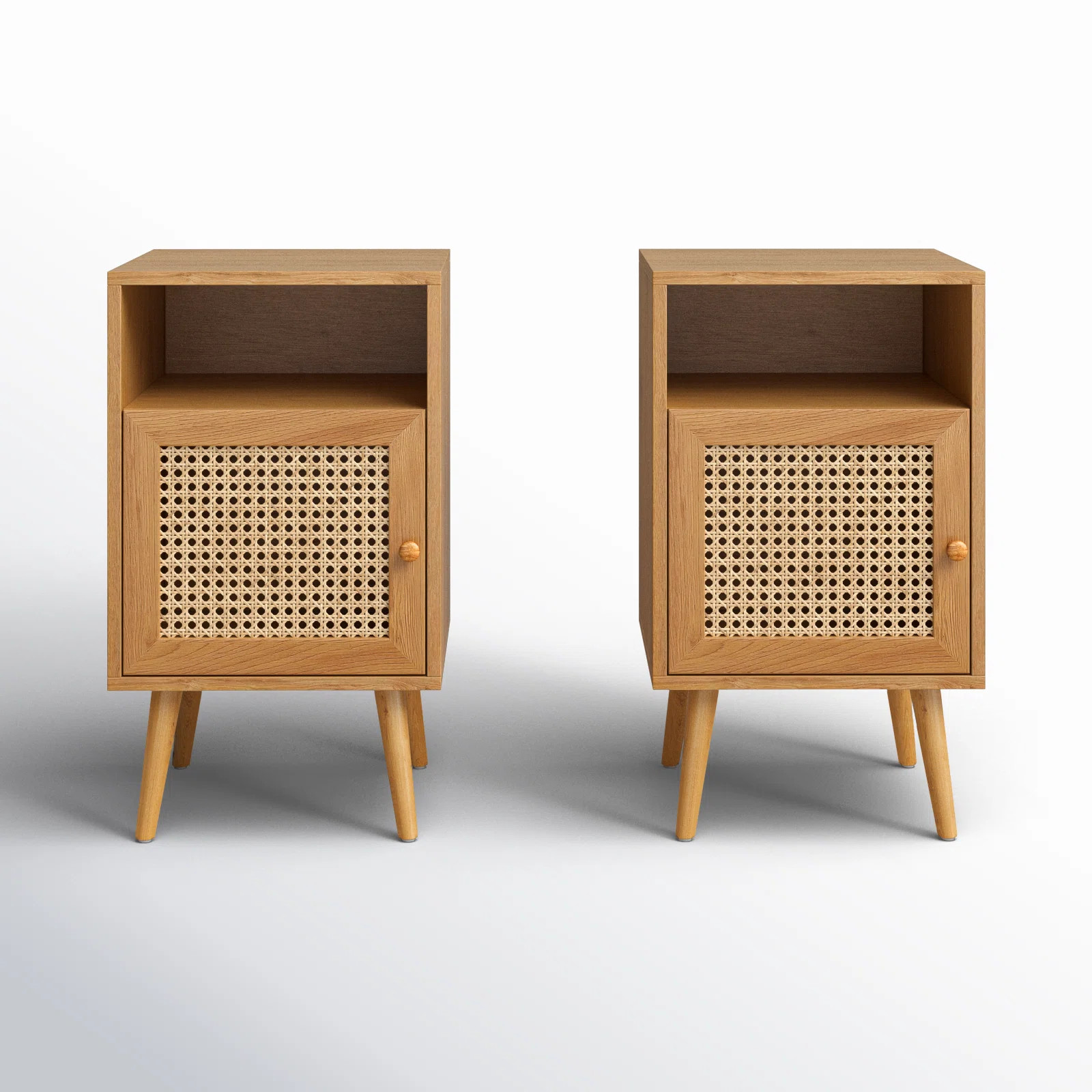 Beachcrest Home™ Kunkle Solid + Manufactured Wood Nightstand & Reviews | Wayfair | Wayfair North America