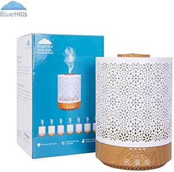 BlueHills 2500 ML Humidifier with Essential Oil Diffuser Combo Aroma Home Décor Design for Large Bed | Amazon (US)
