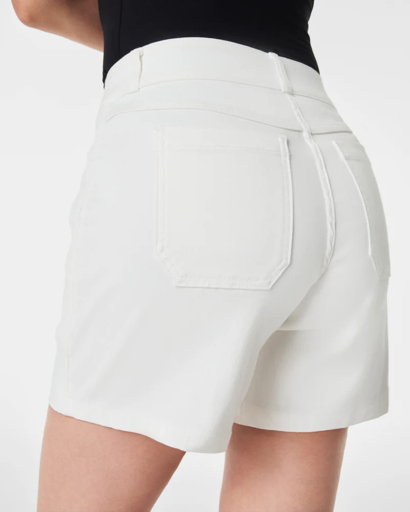 Stretch Twill Shorts, 6 | Spanx