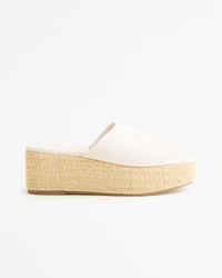 Women's Straw Platform Heels | Women's Shoes | Abercrombie.com | Abercrombie & Fitch (US)