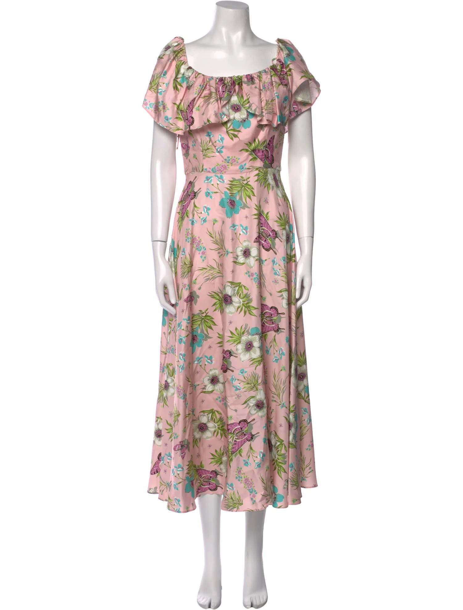 Rodarte Silk Long Dress - Pink Dresses, Clothing - ROD28495 | The RealReal | The RealReal