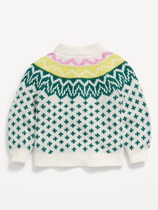 Cozy Fair Isle Pullover Sweater for Toddler Girls | Old Navy (US)