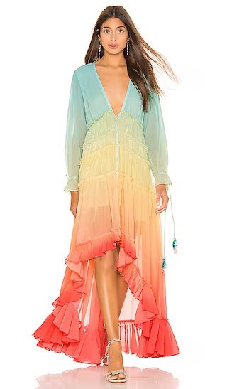 High Low Dress in Rainbow | Revolve Clothing (Global)