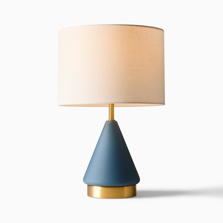 Metalized Glass USB Table Lamp (20") | West Elm (US)