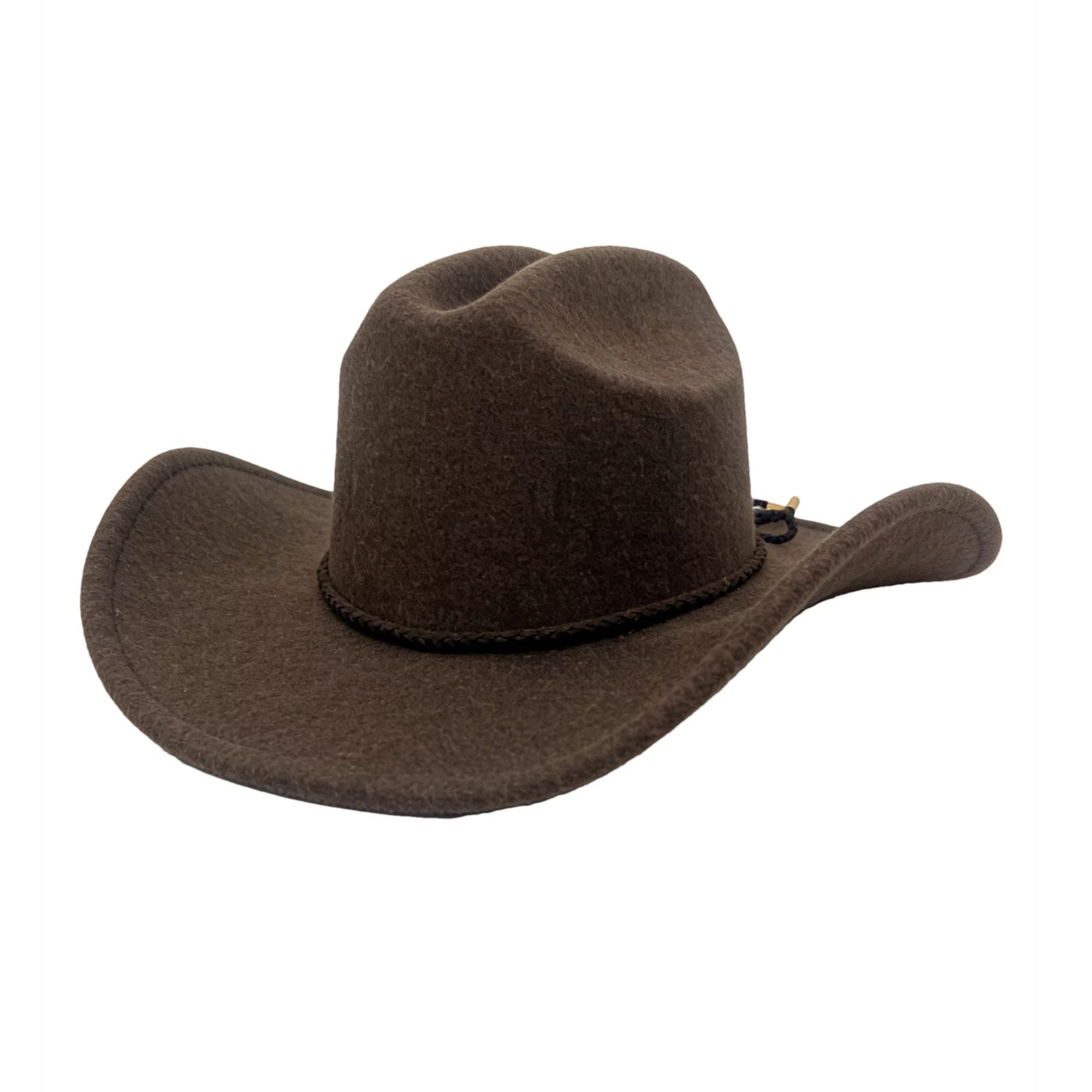 Women's Sonoma Goods For Life® Faux Felt Western Hat, Brown | Kohl's