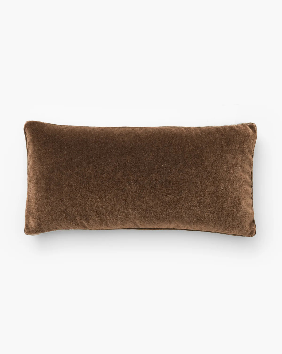 Brown Mohair Pillow Velvet Stripe | McGee & Co. (US)