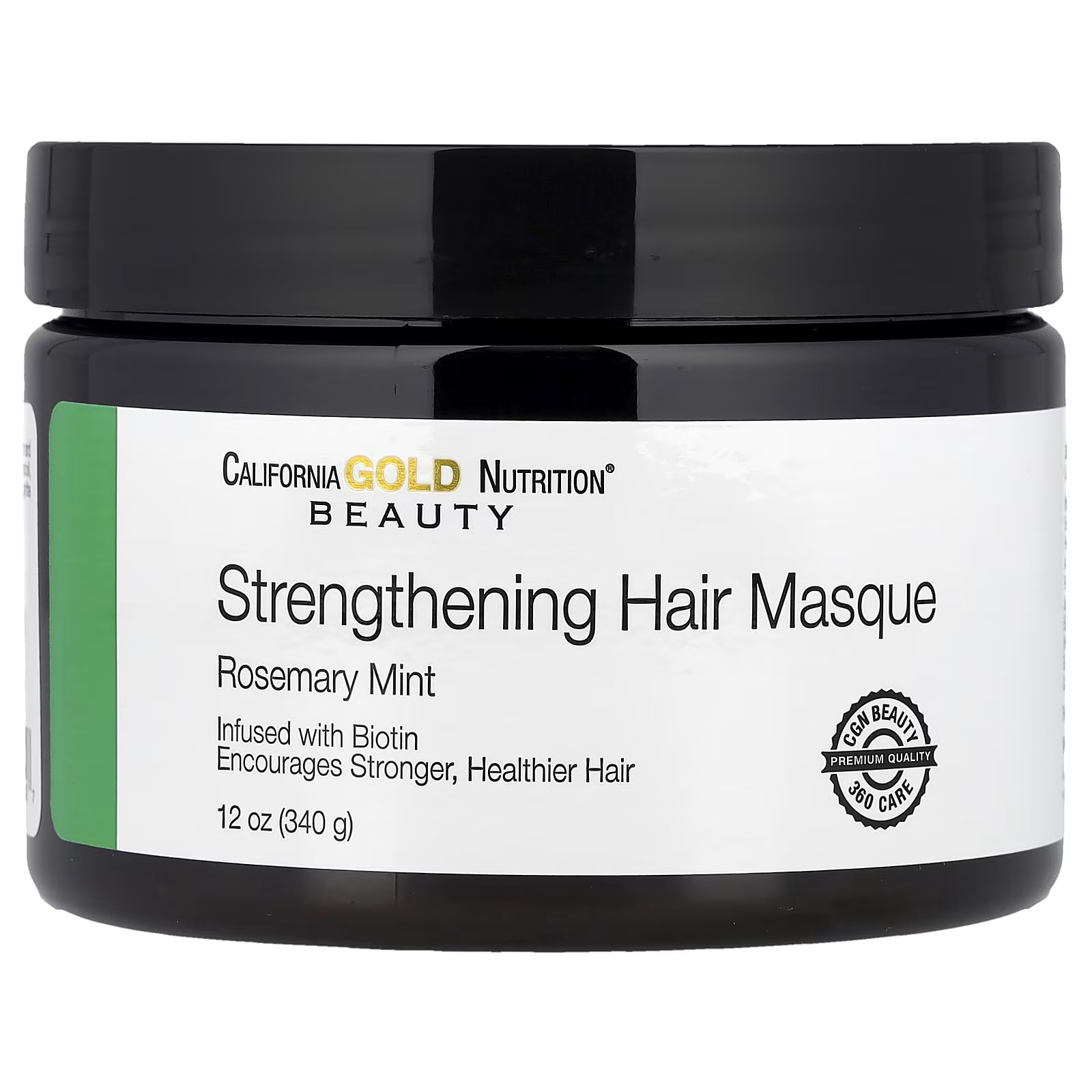 Strengthening Hair Masque, Biotin, Rosemary Mint, 12 oz (340 g) | iHerb