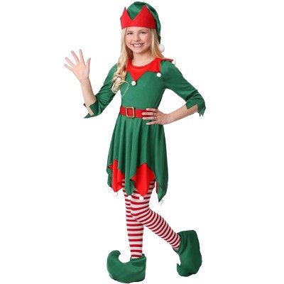 HalloweenCostumes.com X Small Girl Girl's Santa's Helper Costume, Red/Green | Target