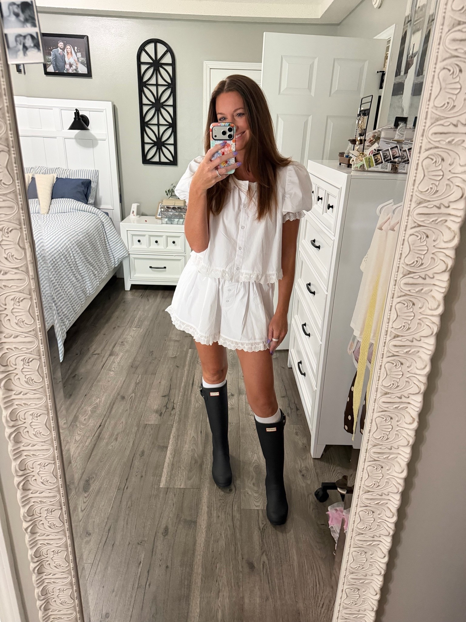 Loving the garden farm vibes this set gives off! It’s been raining every day and I loved getting to pair this set with one of my favorite pairs of rain boots!

Cute and functional 🤍🌧️

This set is currently sold out, but I’ve tagged several other options from the boutique I got this one from!

#LTKootd #LTKSeasonal #LTKgrwm