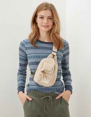 AE Sherpa Sling Backpack Bag | American Eagle Outfitters (US & CA)