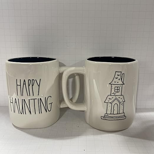 Rae Dunn Happy Haunting Mug - Ceramic - Halloween | Amazon (US)