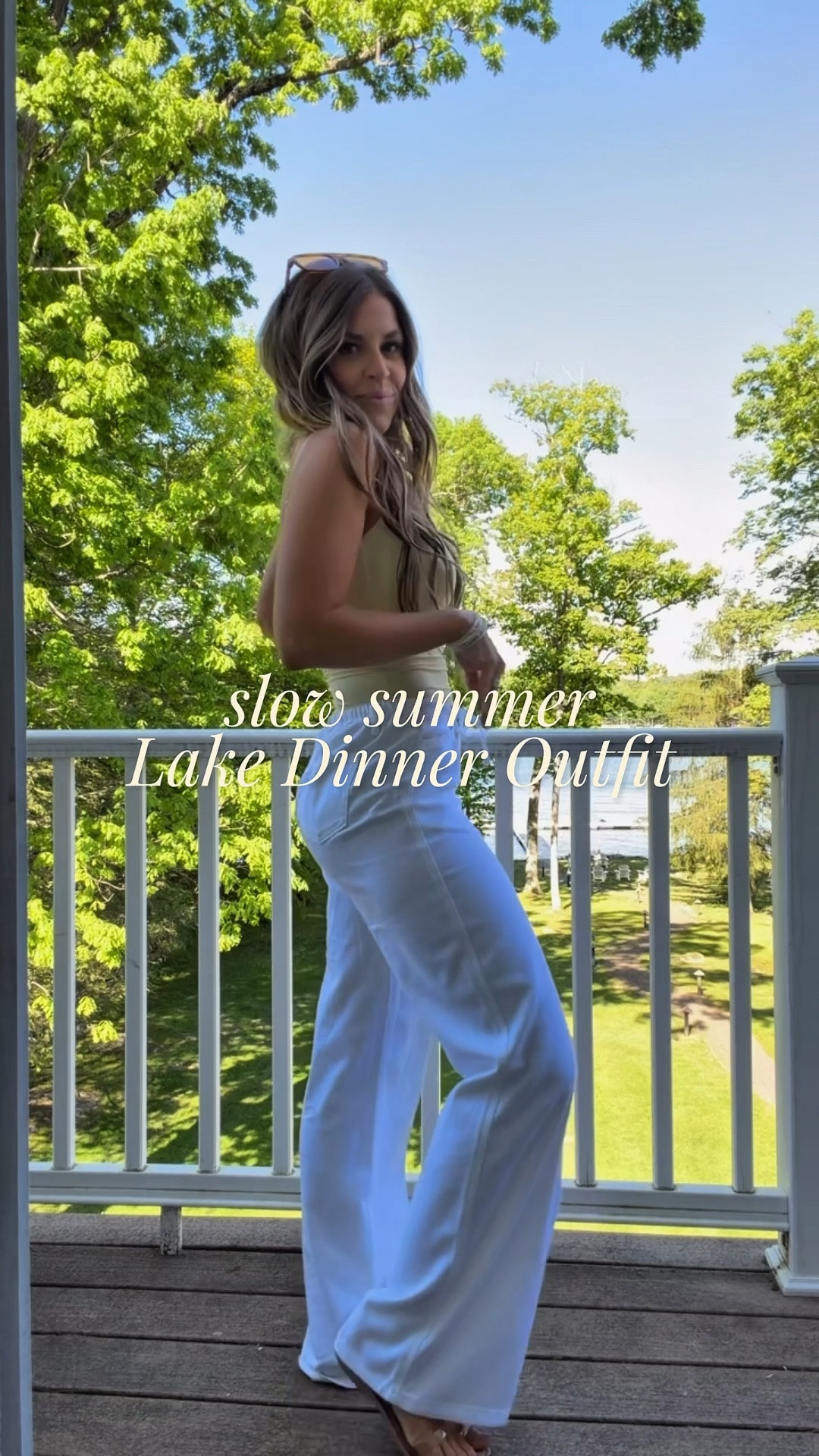 Again, the @walmart $17 viral pants but make it dinner date night at the Lake.
#walmartfashion #walmart #amazonfinds #ootd

#LTKootd #LTKmomlife #LTKgrwm