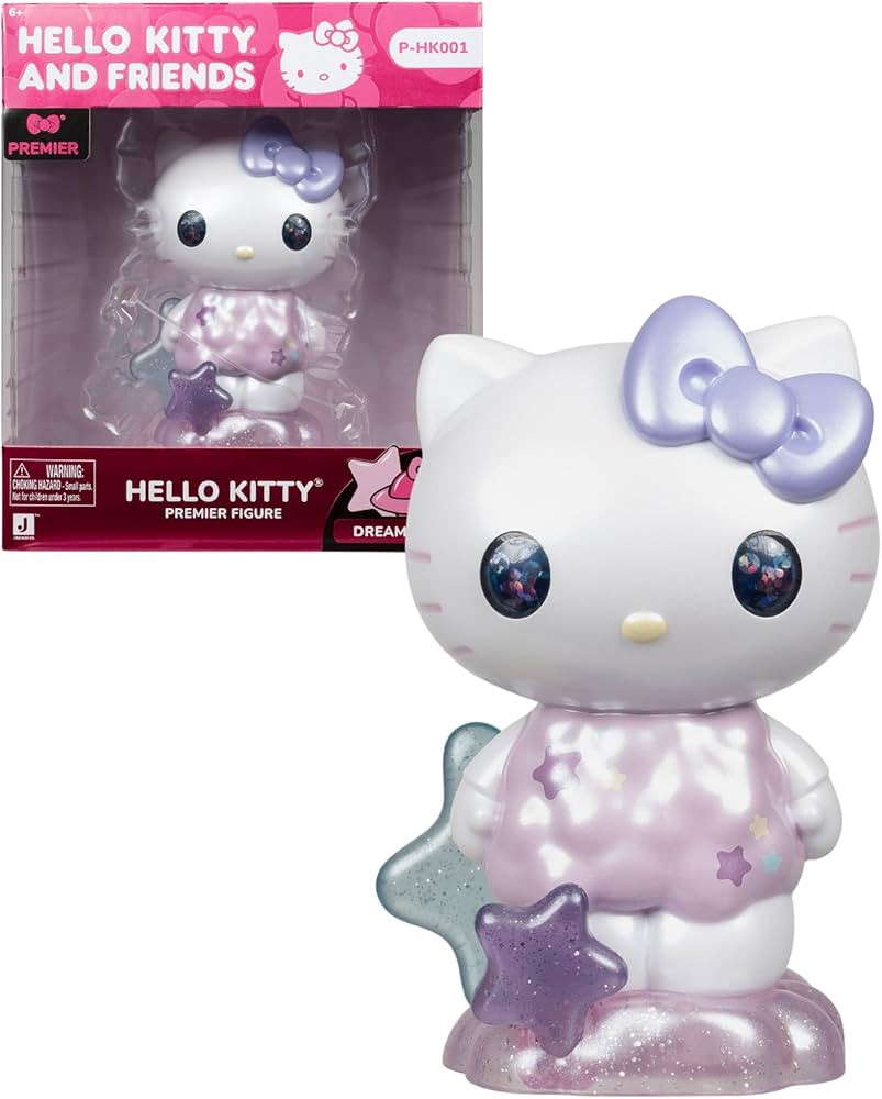 Hello Kitty Premier 4-Inch Figure – Classic Collectible, Detailed Figurine for Display or Colle... | Amazon (US)