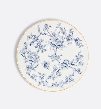 Dinner Plate Blue Jardin and Rêve d'Infini | DIOR | Dior Couture