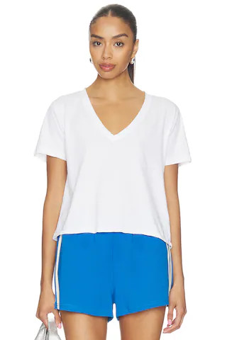 Crispy Cotton V Neck Tee
                    
                    perfectwhitetee | Revolve Clothing (Global)