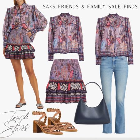Saks Friends and Family Sale Finds 
Mix and match set for more outfits 
Pair the skirt with a white t or blouse for another look 

Spring Oufits
Sale ends March 28


#LTKshoecrush #LTKover40 #LTKsalealert