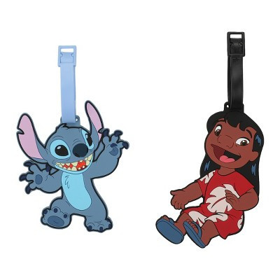 Lilo & Stitch Molded Rubber Youth Luggage Tag 2pc Set | Target