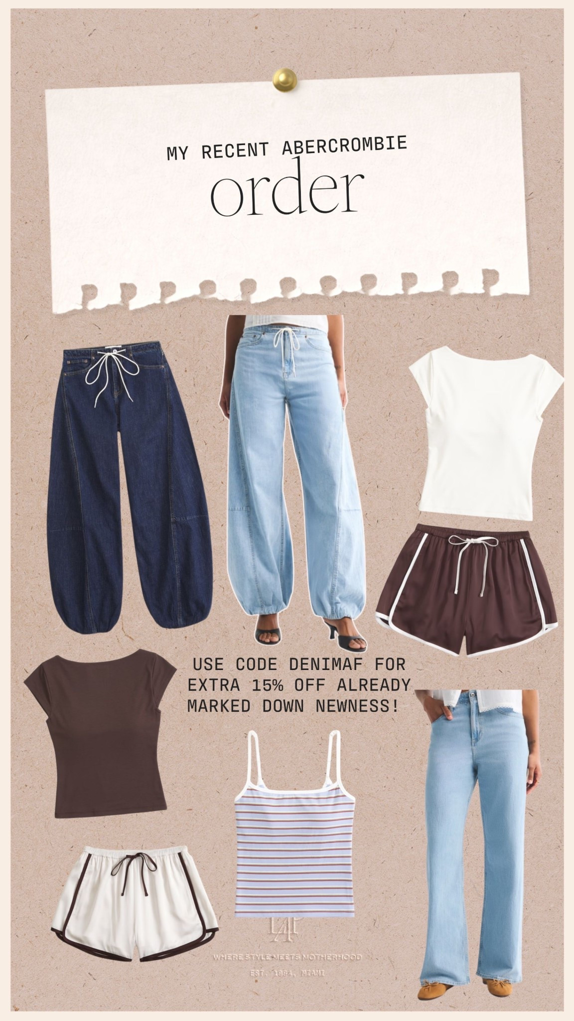 Use extra discount code DENIMAF! 

#LTKSaleAlert