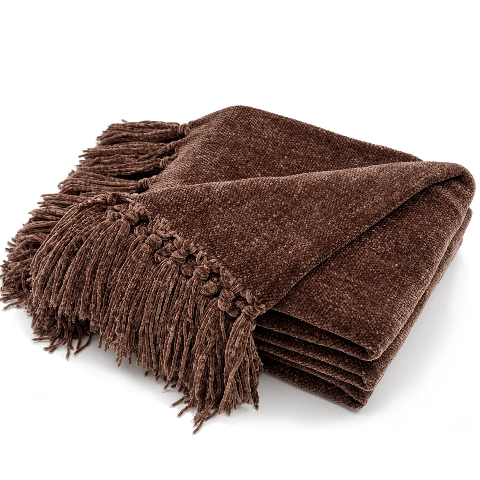 RECYCO Throw Blanket Soft Cozy Chenille Throw Blanket with Fringe Tassel for Couch Sofa Chair Bed... | Amazon (US)