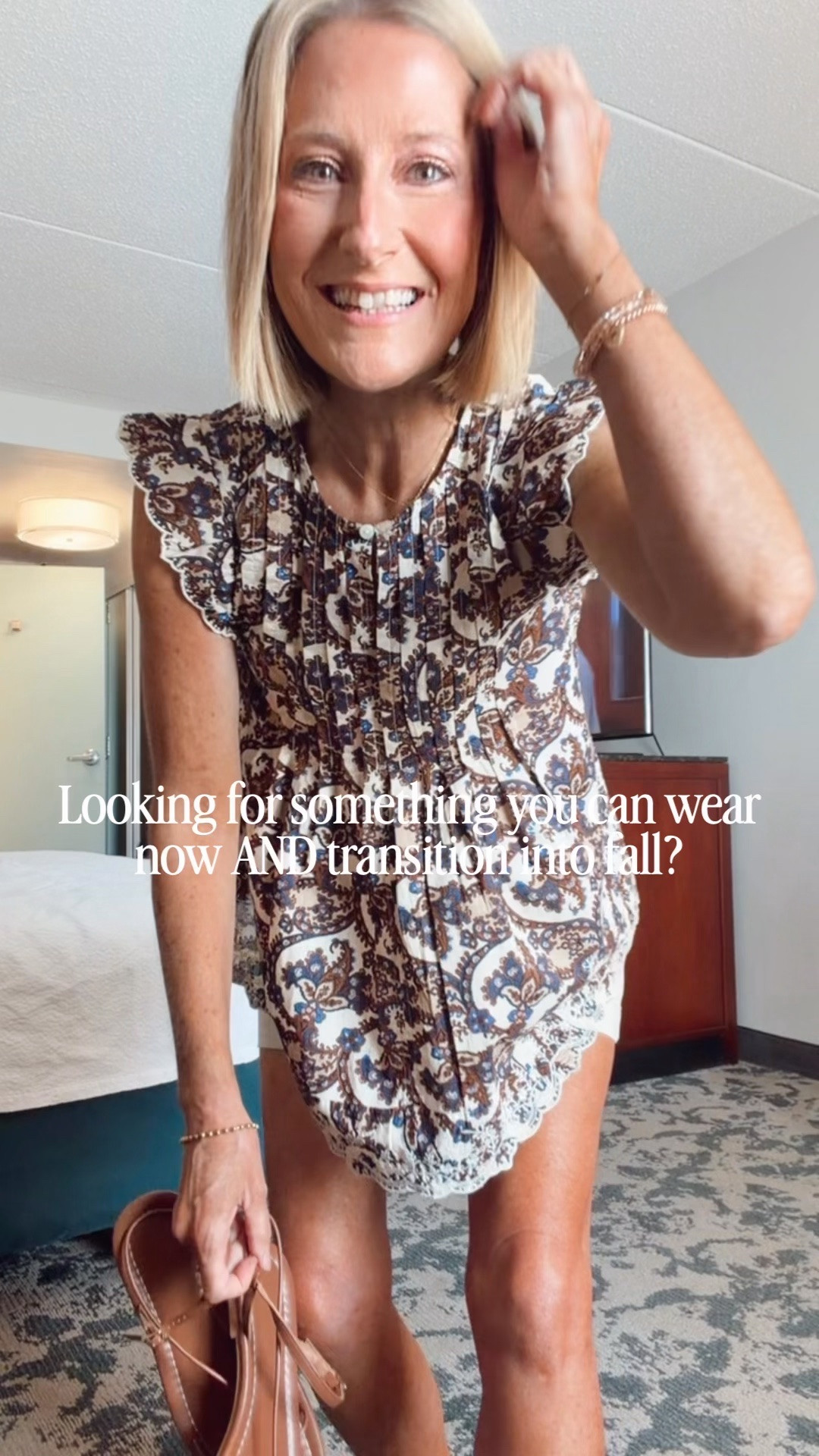 Adorable @Walmart top! A perfect fall transition piece. 
Wearing an XS

#LTKootd #LTKgrwm #LTKOver40