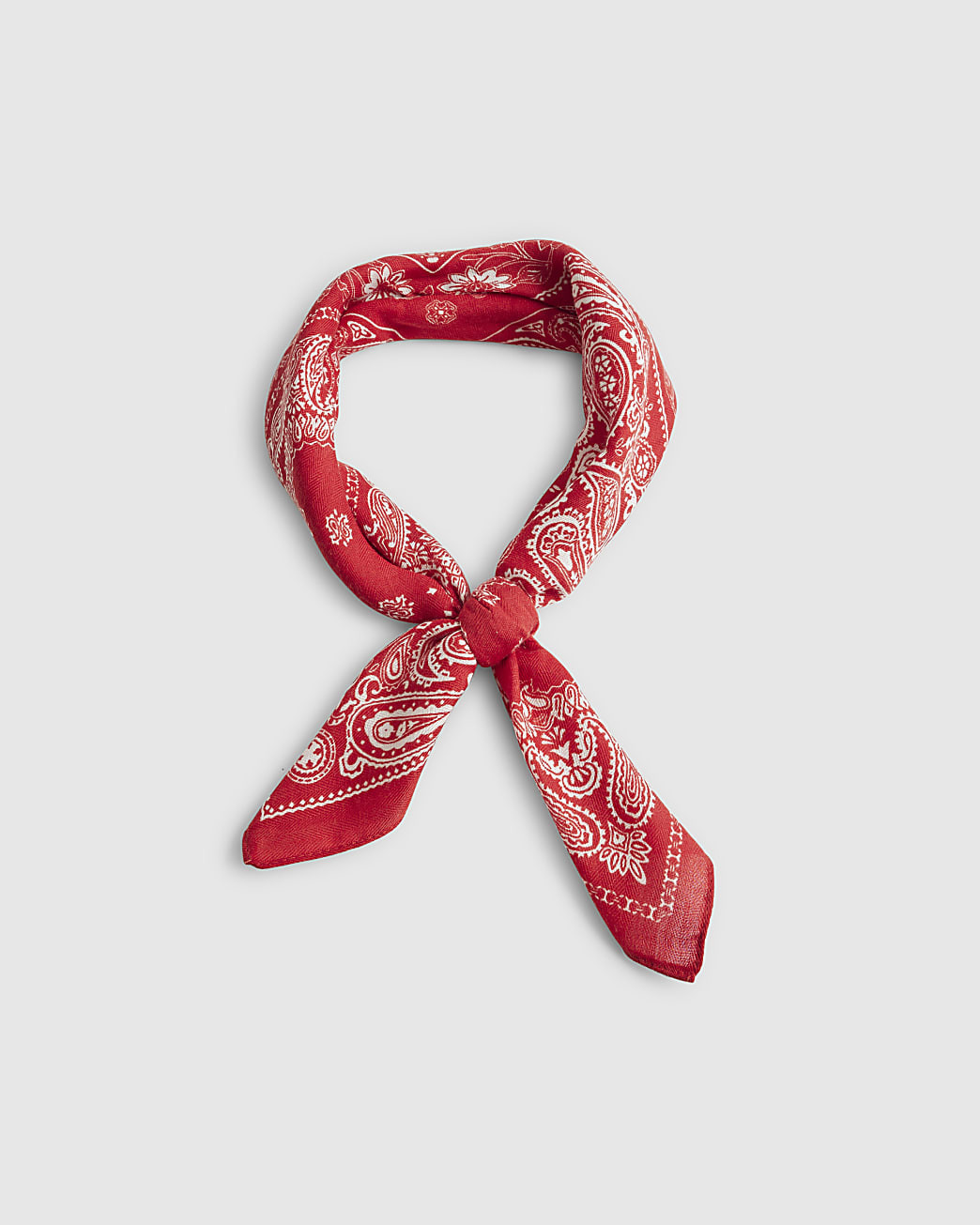 Red Paisley Print Bandana | River Island UK & IE